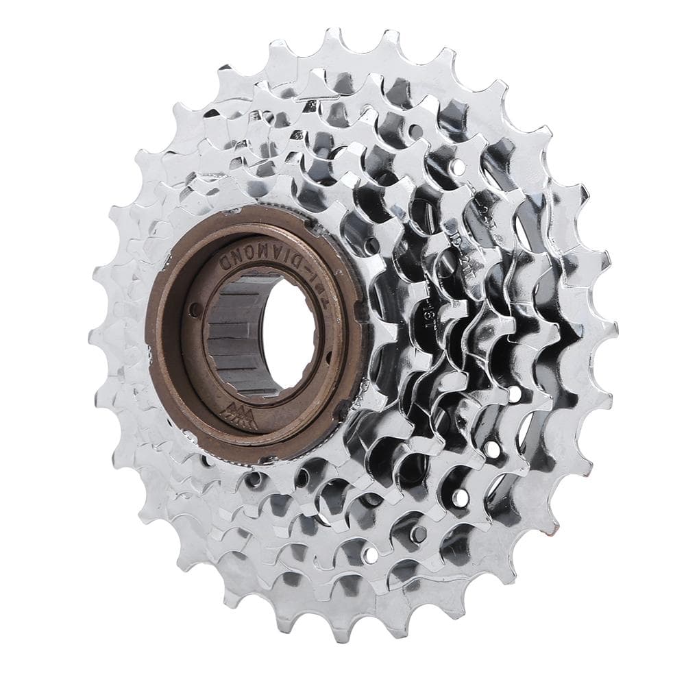 Chromeplate Bicycle Flywheel Rear Free Wheel Replacement Accessory for Mountain Bike6 speed