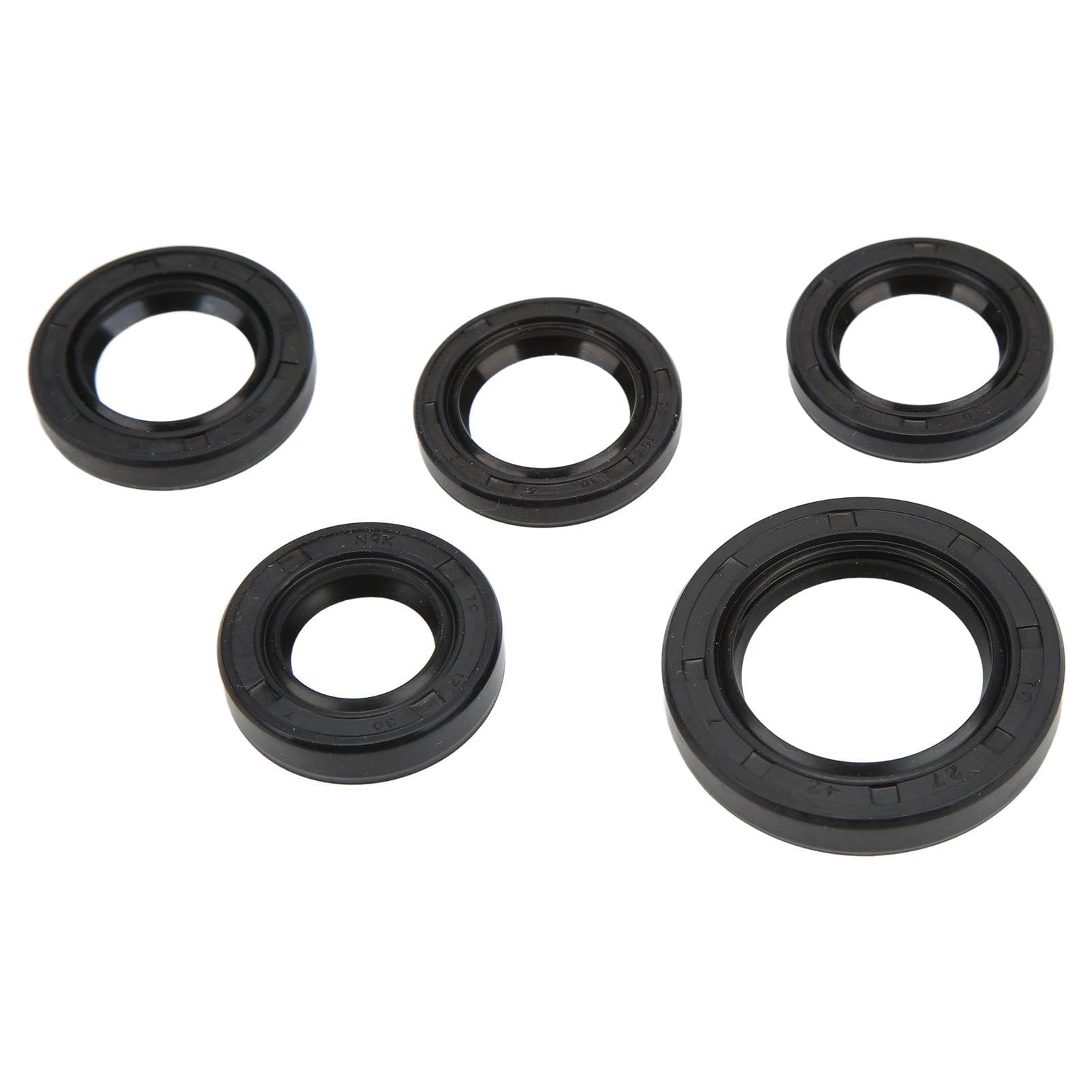 5pcs Engine Oil Seal Kit Rubber Oil Resistance for 4 Stroke GY6 49cc 50cc Scooter Moped ATV