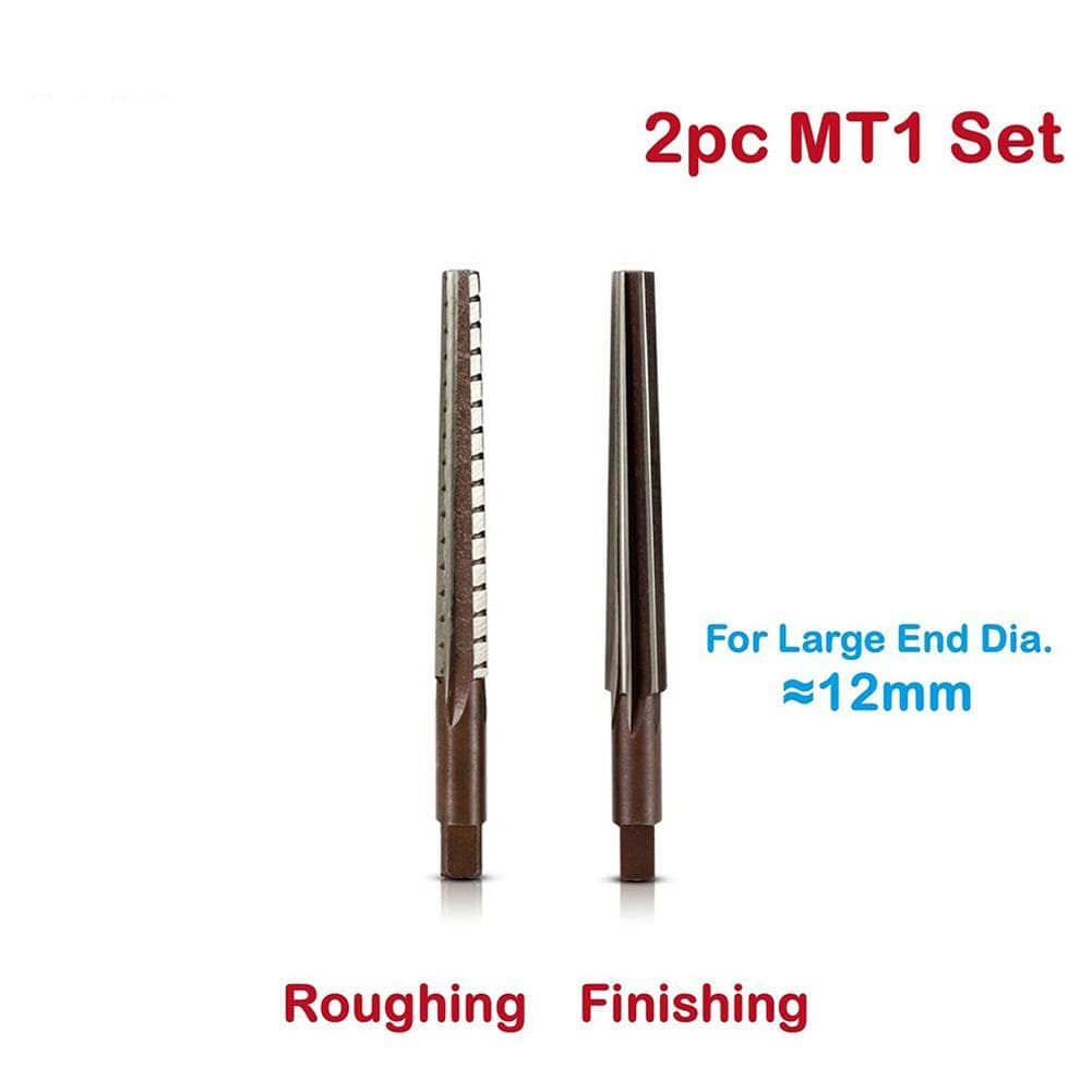 Hand Reamer MT 1/2/3/4/5 Morse Taper Socket 2 Pcs/Set MT1 Set