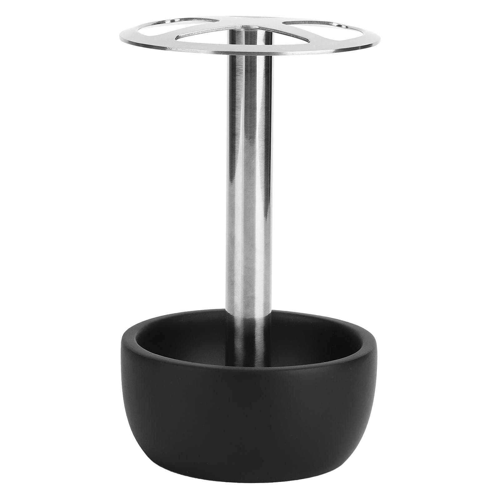 304 Stainless Steel Toothbrush Holder Punch Free Toothbrush Storage Rack Stand Bathroom black