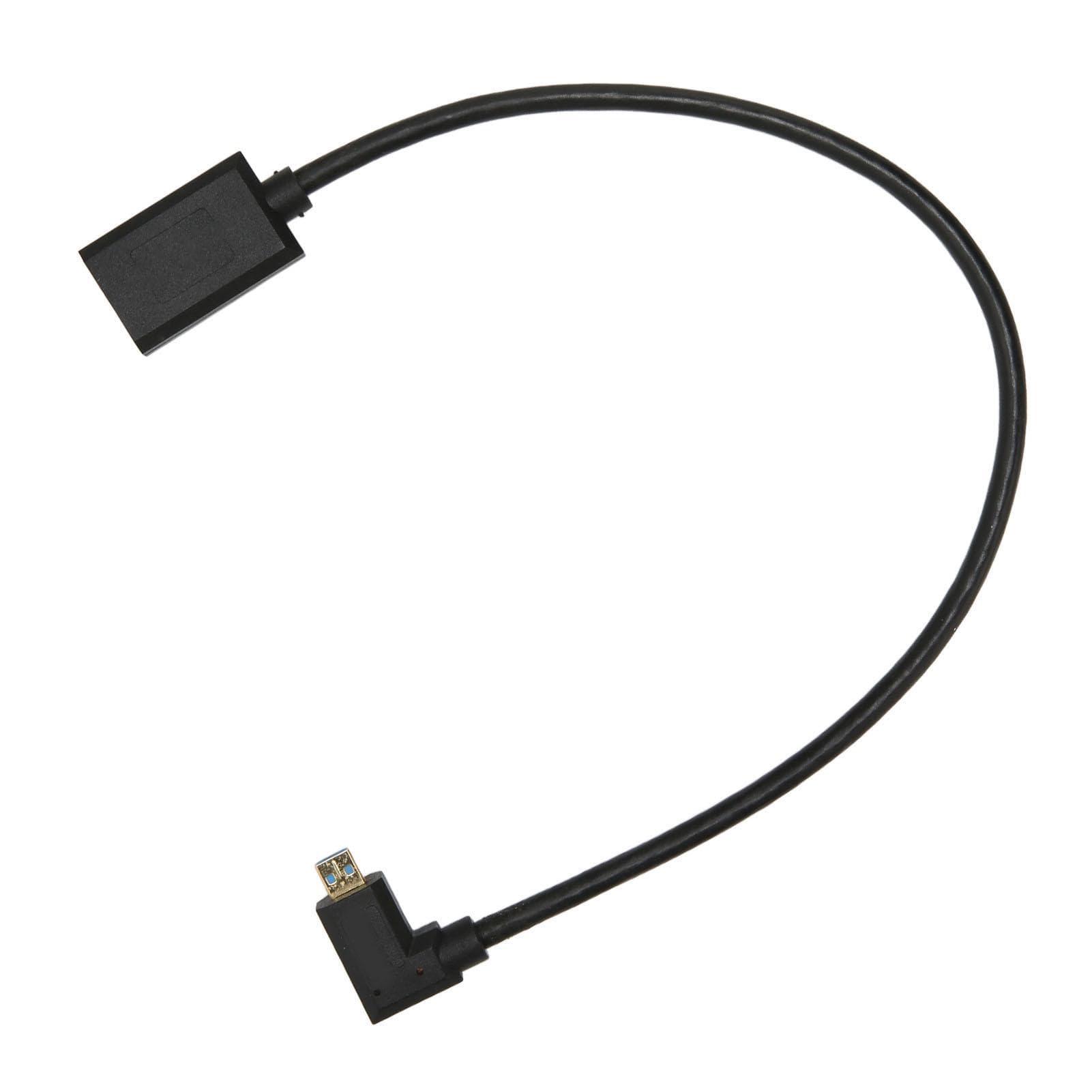 8K 60Hz Micro HD Multimedia Interface Cable Right Elbow Micro HD Multimedia Interface Male to