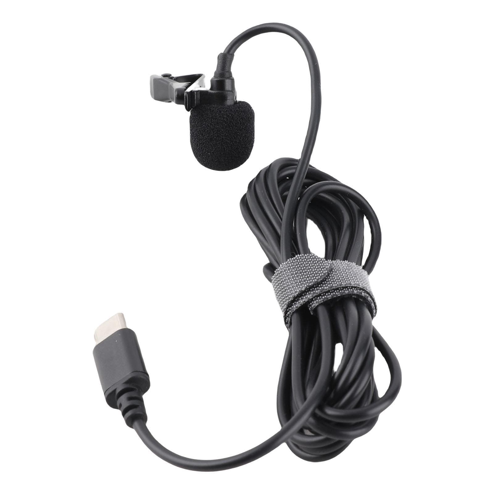 Lavalier Microphone USB Type C Wired Lapel Mic for Interview Smartphone Recording Video Online