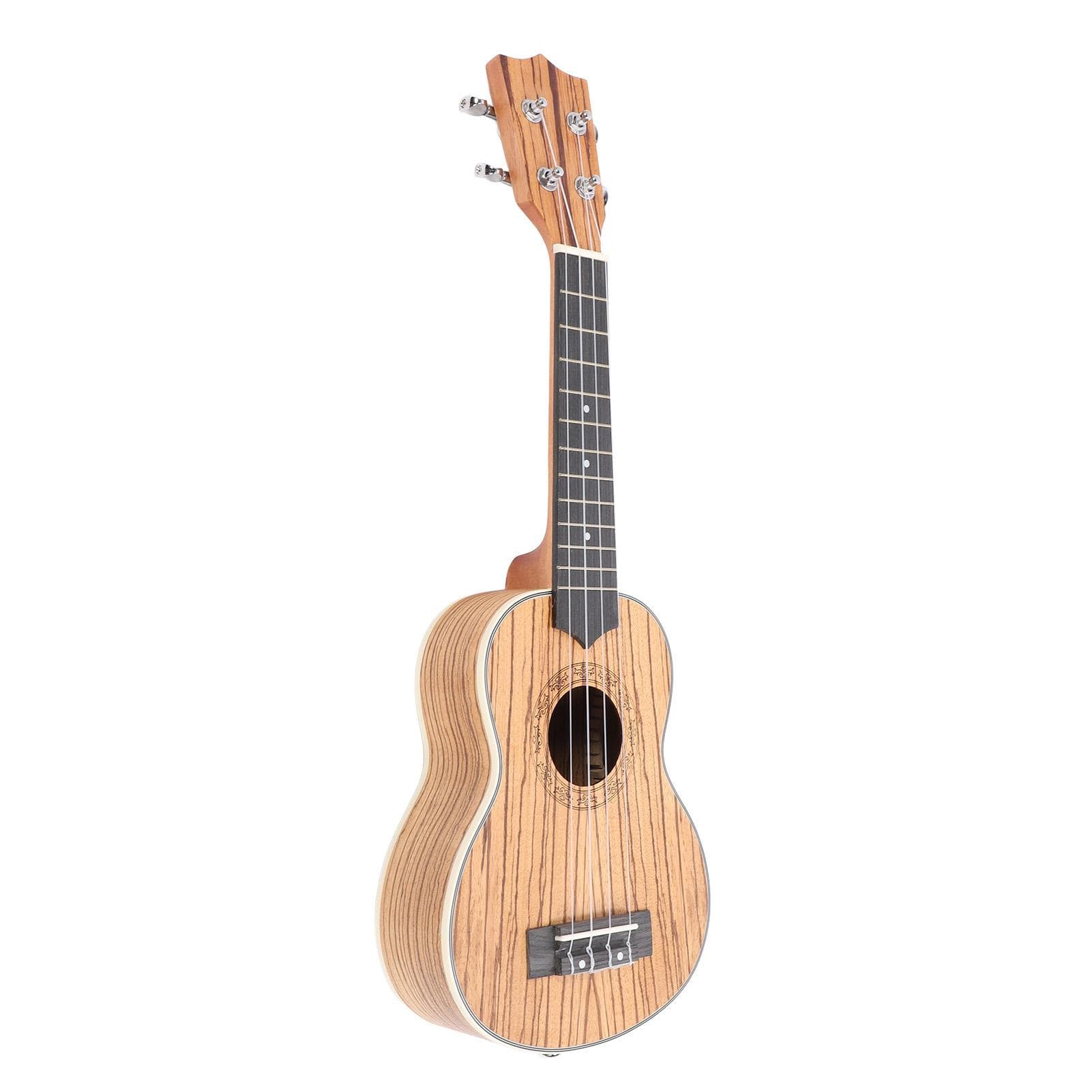 21in Ukulele Wooden 4 String Portable Ukulele Kazoo Kit for Beginner Musical Instrument Gift
