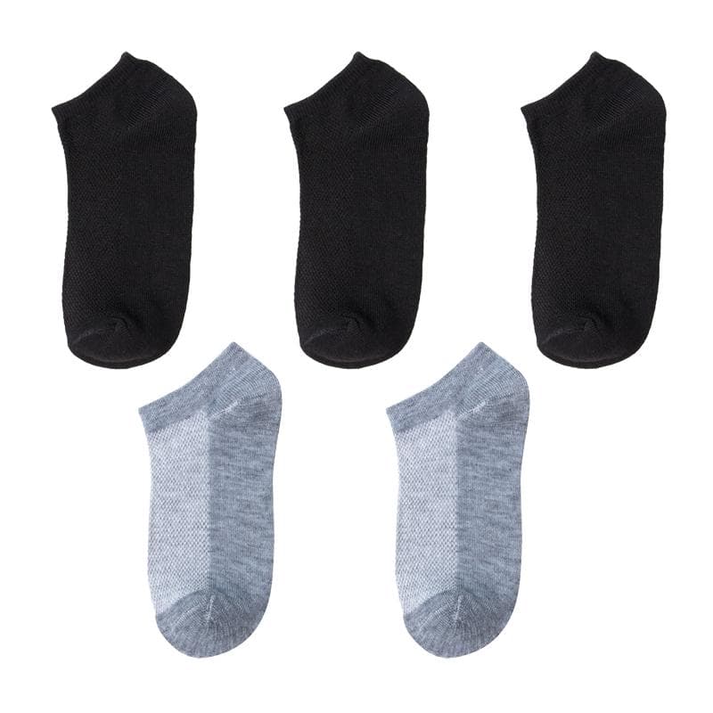5/10 Pairs Summer Women Cotton Short Socks White Black Gray Breathable Ankle Low Cut Casual Socks EUR35-43