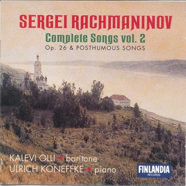 CD OLLI TORNQVIST; ULRICH KONEFFKE - Rachmaninov;Cpte.Songs Vol2 4509989922 Finlandia Recor 1996 Europe Classical Used