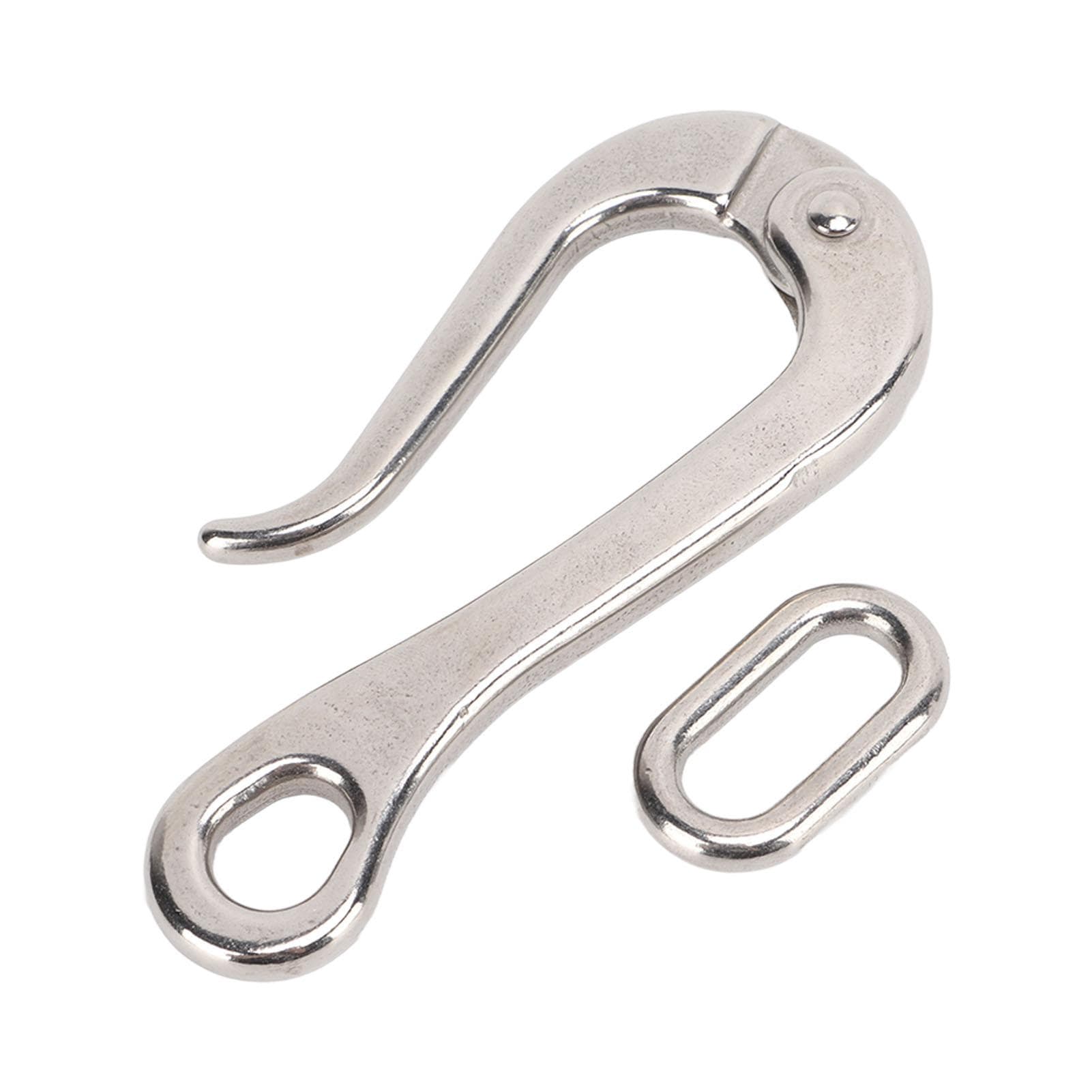 Stainless Steel Yacht Hook and Eye with Quick Release Link Yacht Hook Marine Boat Hardware