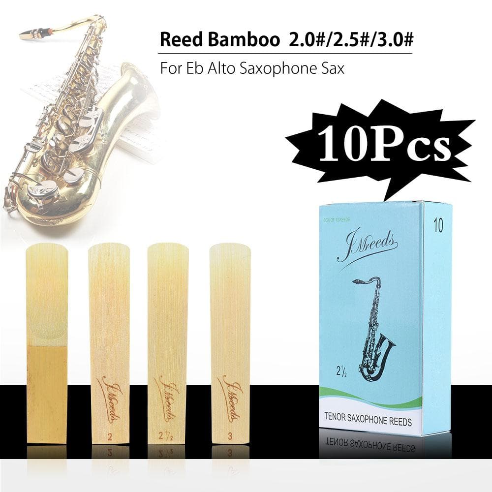 10pcs Bb Tenor Saxophone Sax Bamboo Reeds Strength Strength 2.5