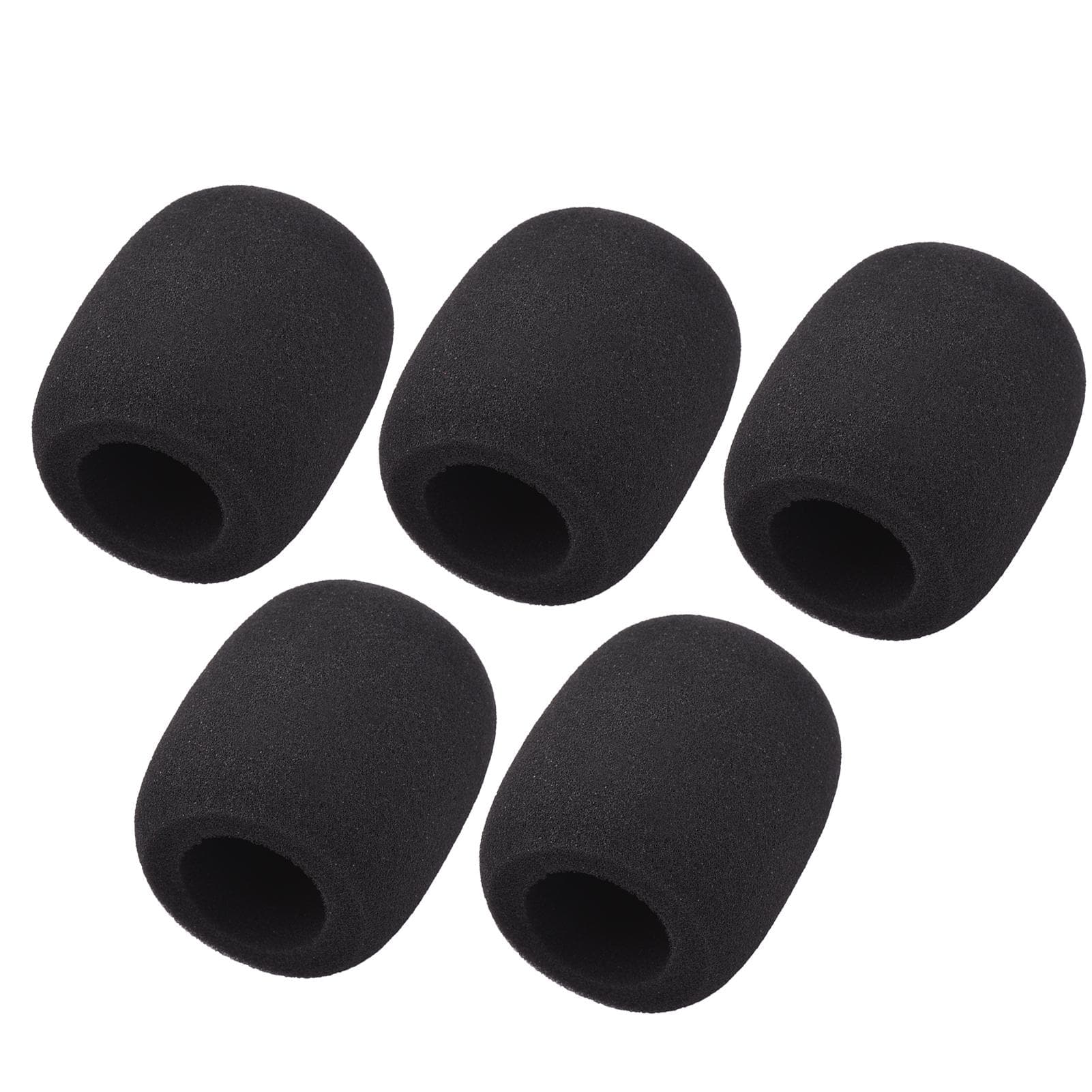 Ammoon Microphone Foam Windshield Windscreen Noise Reduction Sponge Mic Cover for Handheld 5 Pack