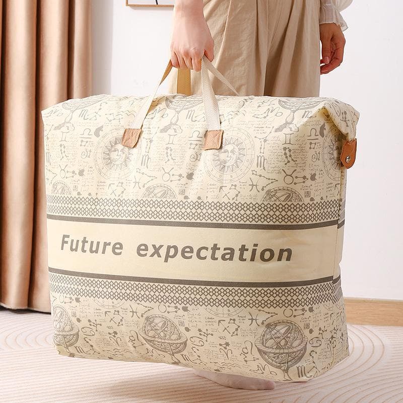 Quilt Storage Bag Large-capacity Moisture-proof and Dust-proof Luggage Moving Storage BagOrganizing Bag Small [50 * 10 * 40CM]