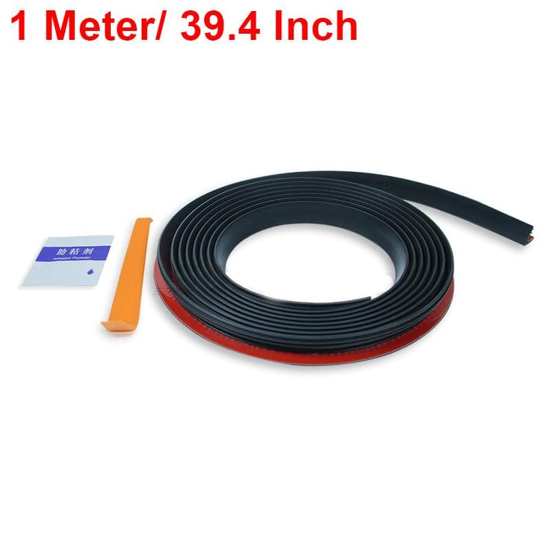 SEAMETAL Black 1M Rubber Car Window Seal Strip Car Door Window Trim Edge Moulding Rubber Noise Weatherstrip 1 Meter black