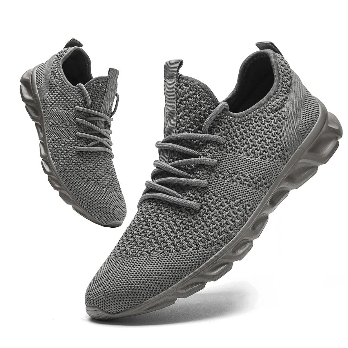 Fujeak Men Sneakers Breathable Running Shoes Light Comfortable Casual Footwear Classic Vulcanized Shoe Fashion Trendy Mesh Shoe 45
