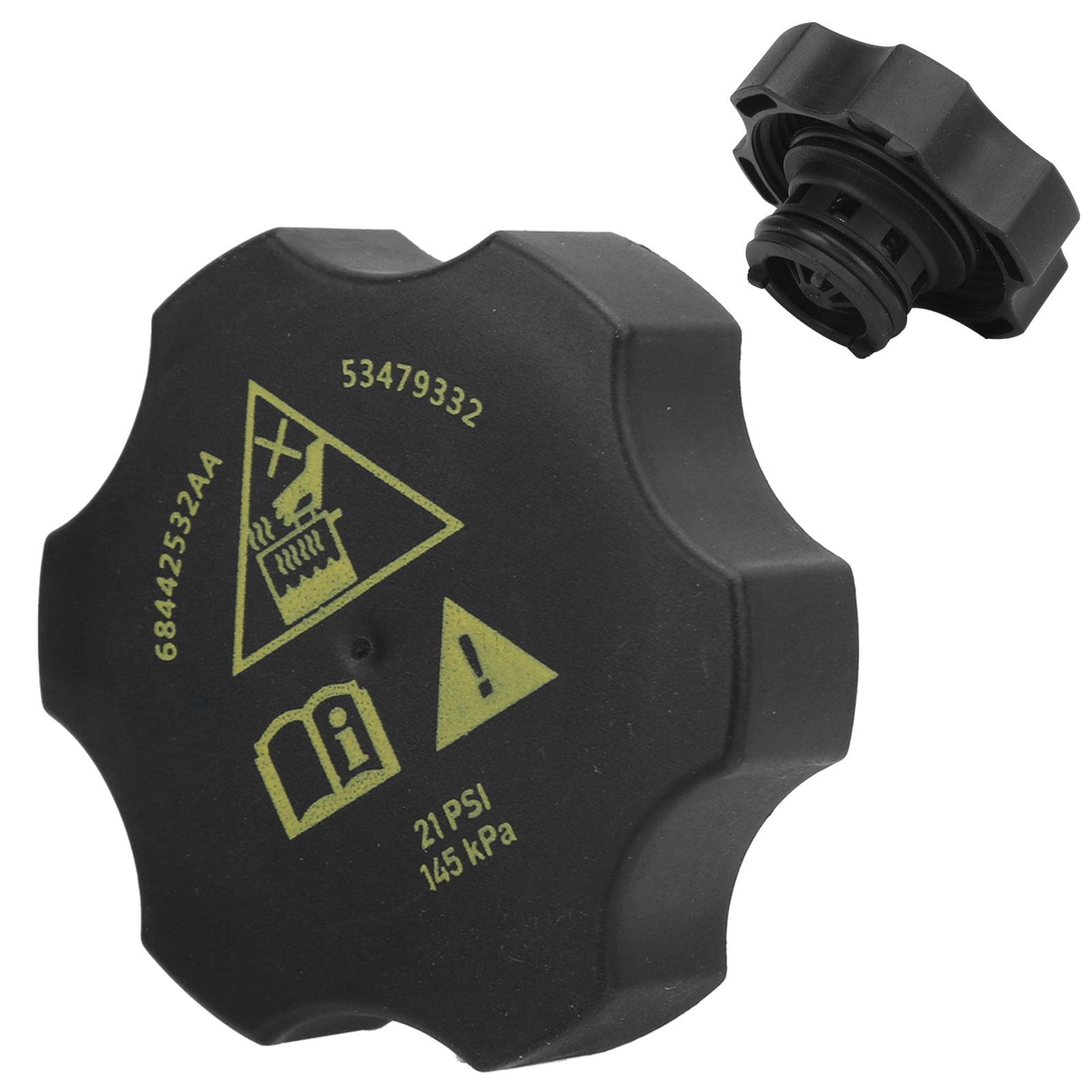 Engine Radiator Coolant Recovery Bottle Cap 68249136AA Replacement for Chrysler Pacifica 6 Cyl 3.6L