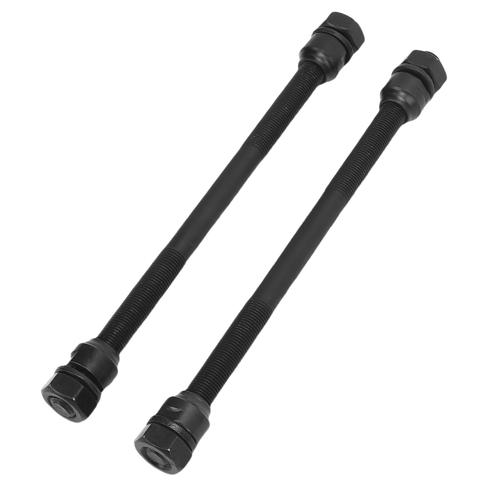2Pcs Bike Axle Iron 190mm Lightweight Multi Speed Bicycle Hub Axle for Mountain Bike
