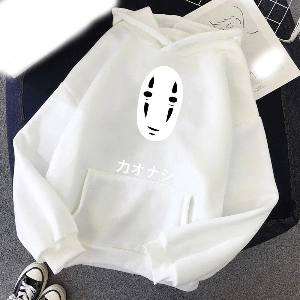 Anime Spirited Away No Face Hoodies Printed Unisex Women Fashion Streetwear Y2k Hoodie Hooded Sweatshirts Pullovers Unisex Clothing S