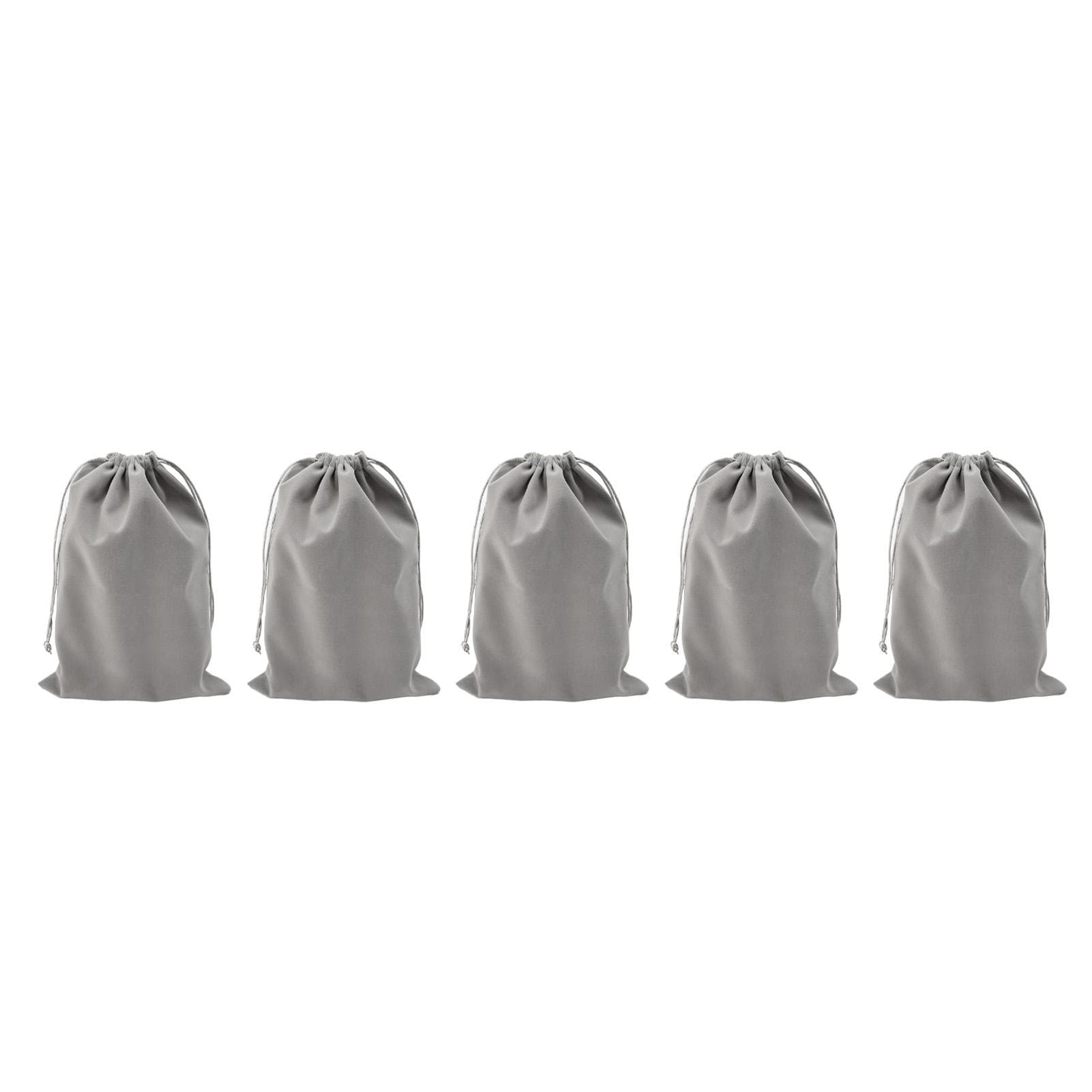 5Pcs Headphone Protection Pouch Bag Large Capacity Drawstring Lightweight Portable Headphone 20x30cm / 7.9x11.8in
