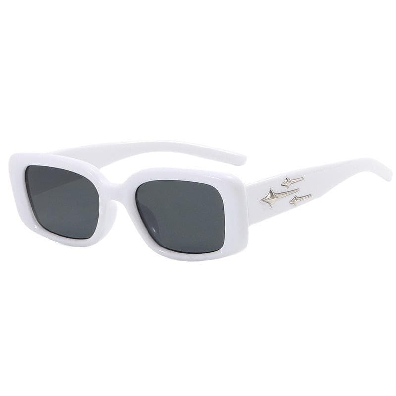 Women Narrow Rectangle Sunglasses Retro Vintage Shades UV Protection Fashion Accessories