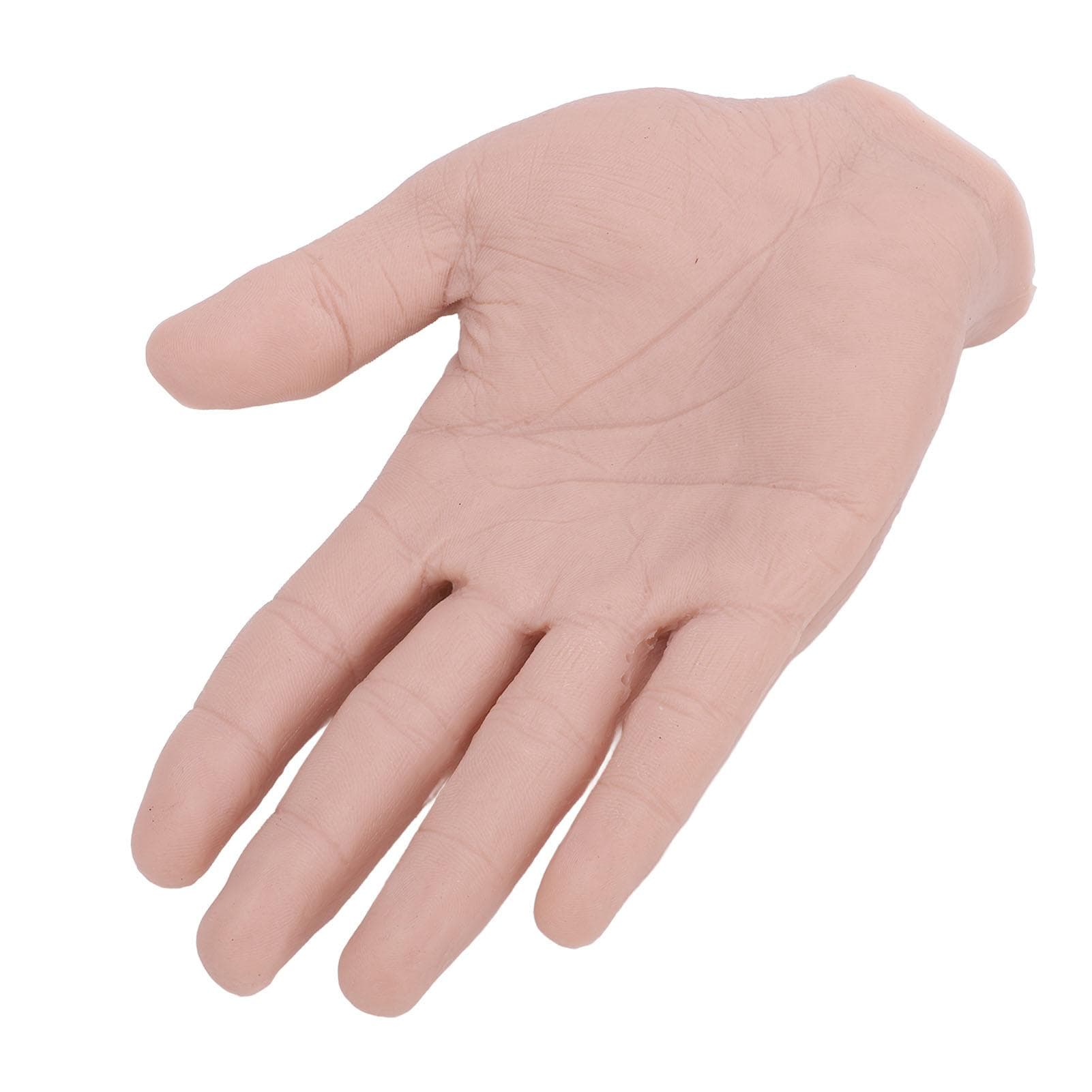 Silicone Male Hand Model Reusable Simulation Silicone Artificial Hand Model Bendable Artificial
