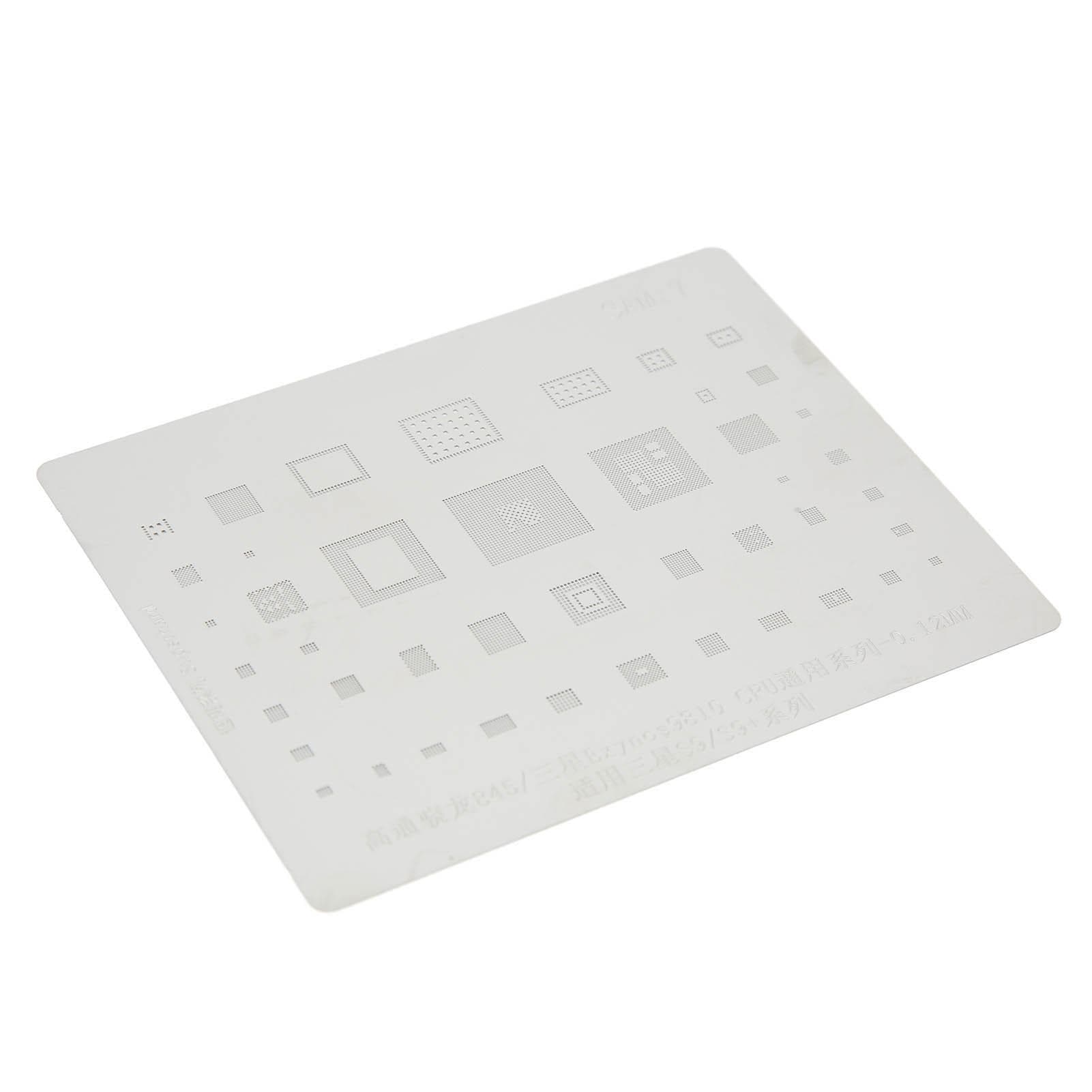 Phone Tin Reballing Stencil Accurate Positioning CPU Tin Planting Template for Samsung S9 Series