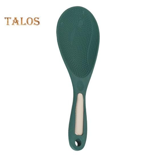 Cooking Spoon Ergonomic Handle Multifunctional Lightweight Useful Household Creative Rice Spoon Kitchen Tools green