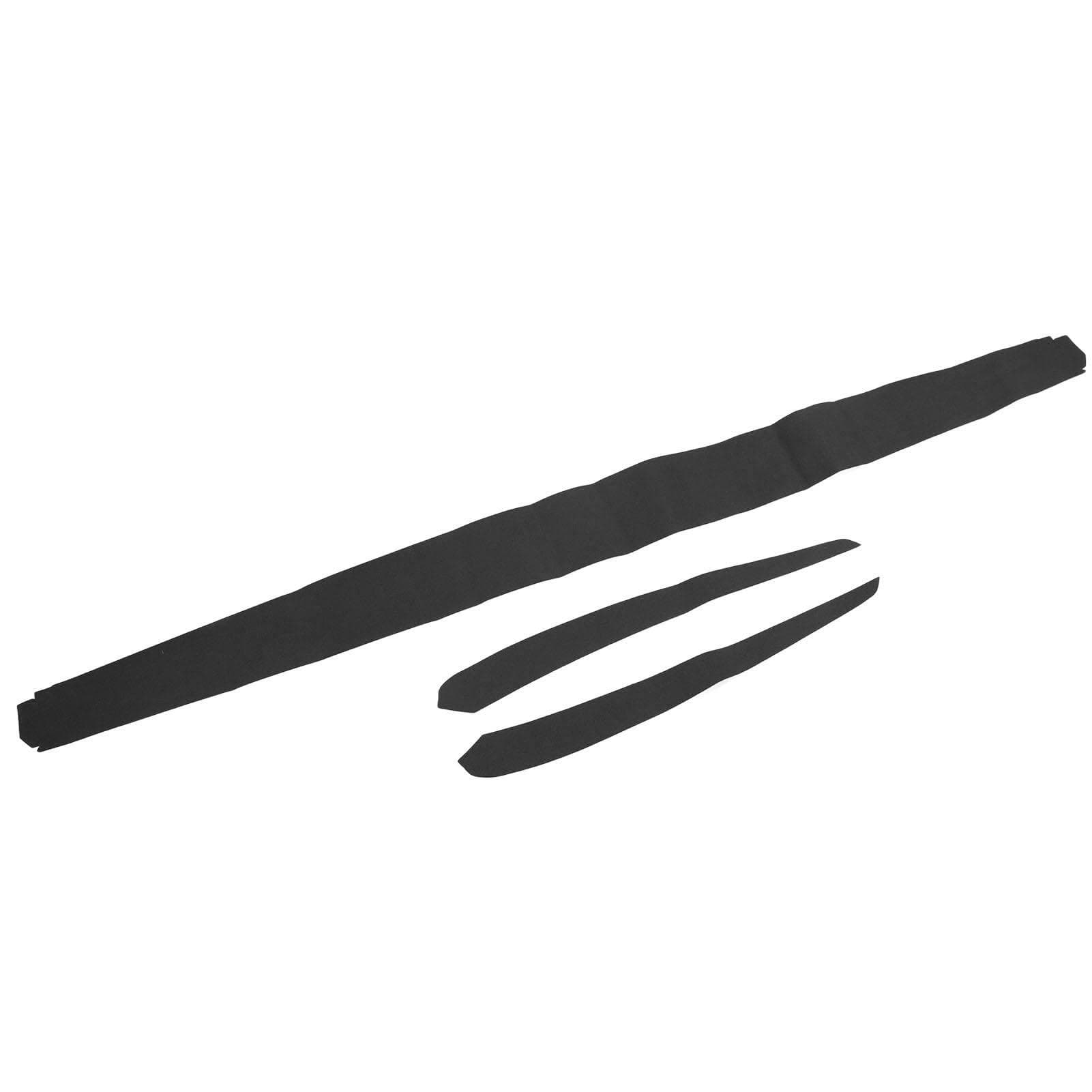Interior Door Panel Molding Trim Soft Suede Dash Wrap Replacement for Tesla Model 3 Y 2019 to 2023 black