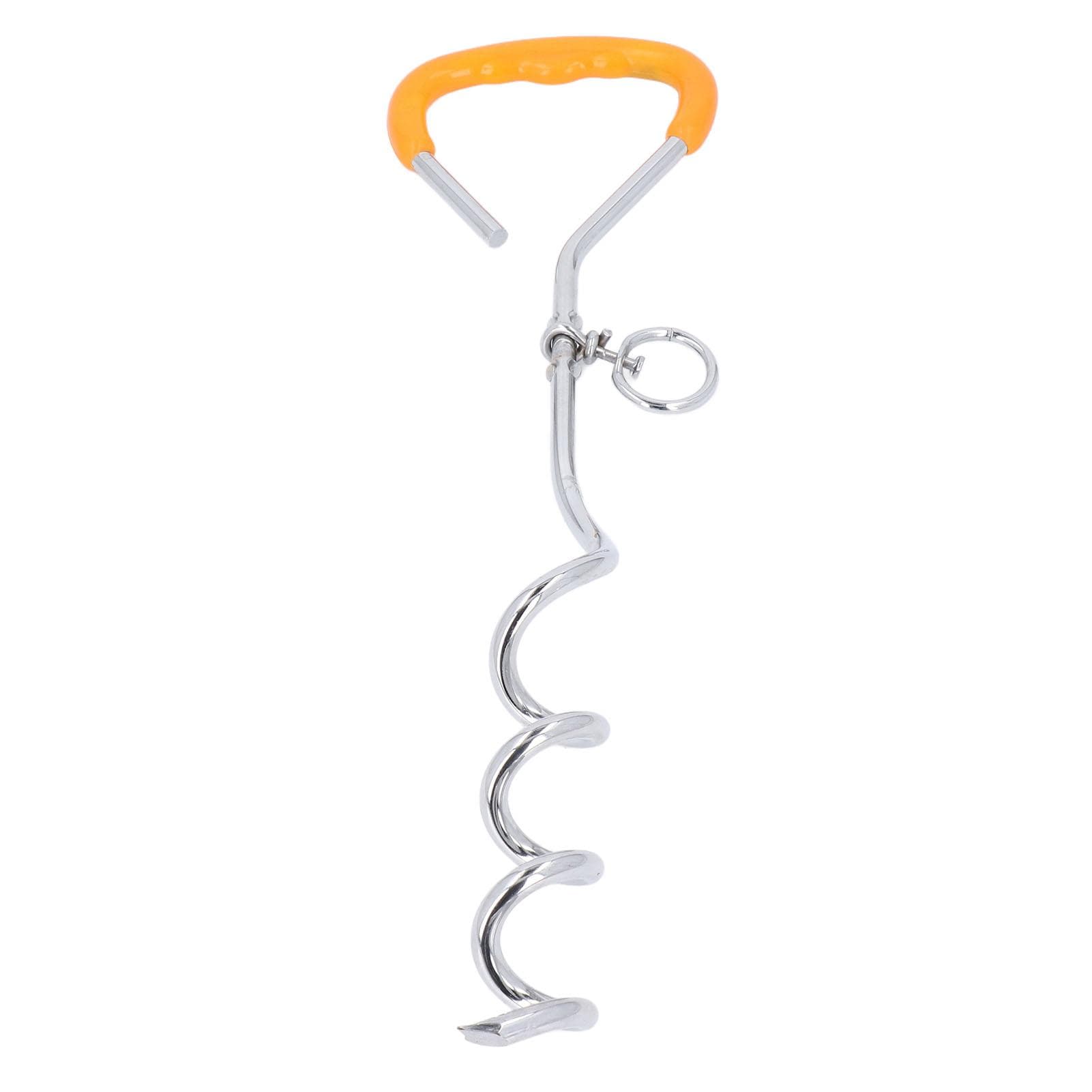 Dog Tie Out Stake Steel Wire Double Head Anti Lost Dog Leash Tent Ground Anchor Screw for Yard
