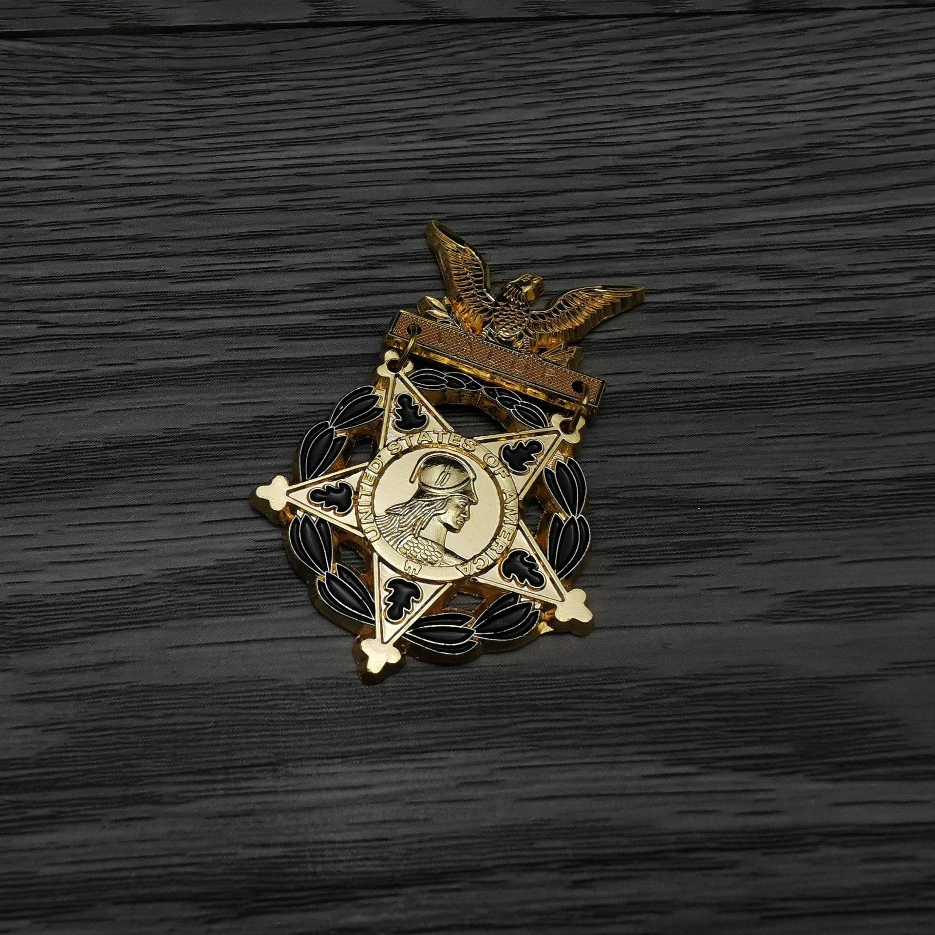 Army Honor Medal Badge Commemorative Coin Collectible Badge Military Emblem Unique Design High Quality Gift For Veterans And Collectors