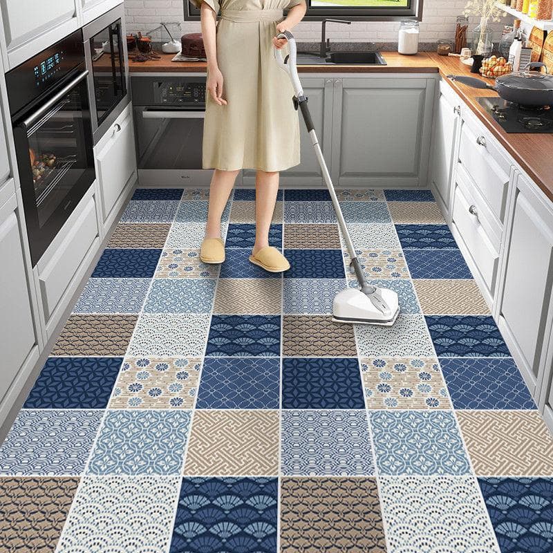 Special floor mat for kitchen Oil proof carpet Waterproof carpet Skid resistant carpet Wipe and wash free Simple carpet door mat 50x120cm