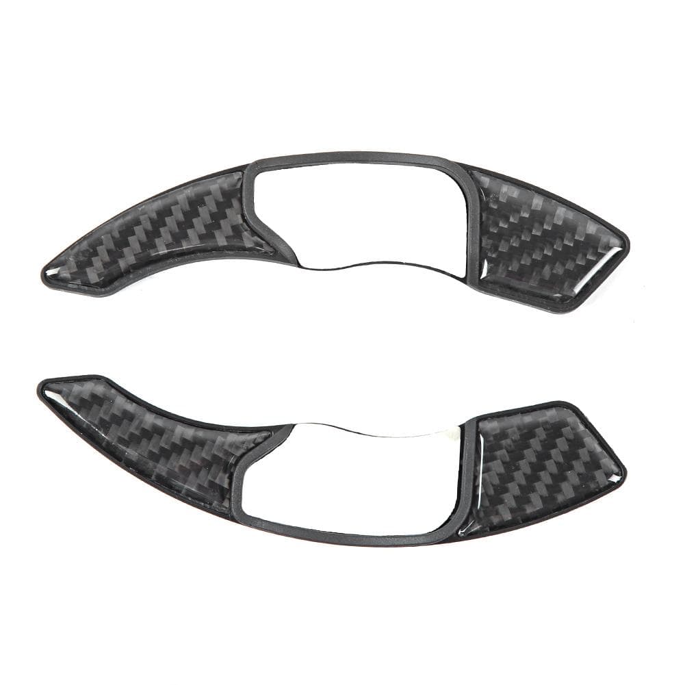 Car Interior Carbon Fiber Steering Wheel Shift Paddle Extension Trim Fits for Ford Mondeo