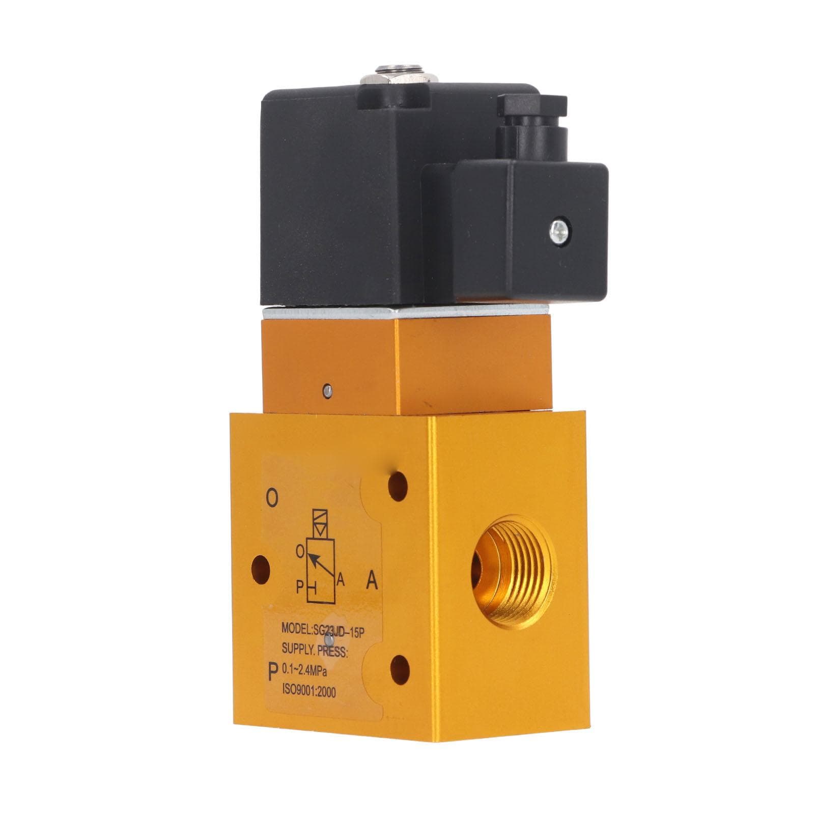 G12in Solenoid Valve 2 Position 3 Way 0.1?2.4MPa Working Pressure Inner Guide Pneumatic Air