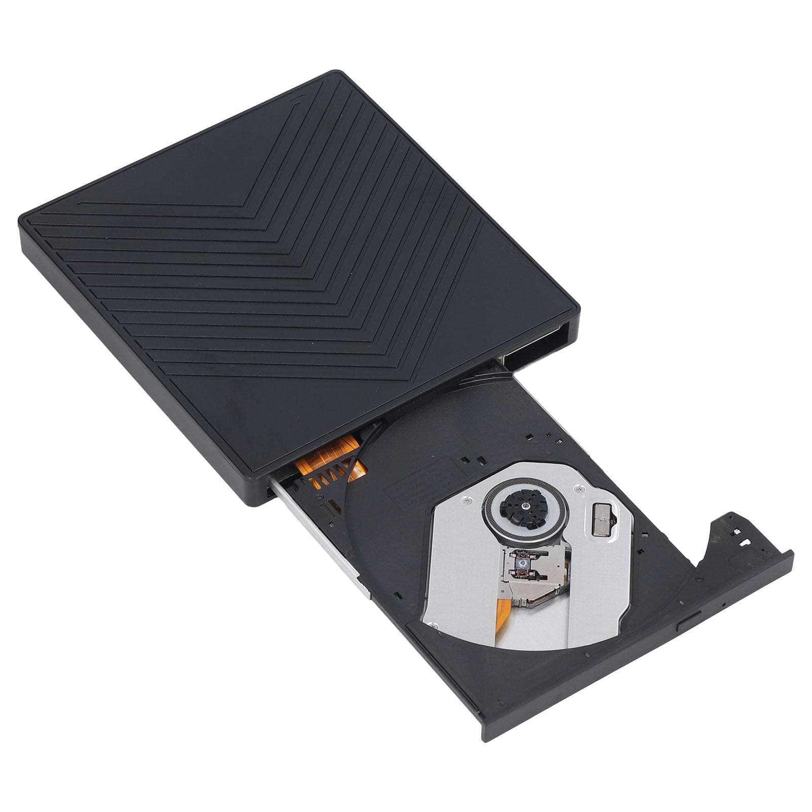 External CD DVD Drive Ultra Thin 6 in 1 Plug and Play Type C USB Optical Drive HUB CD Burner for