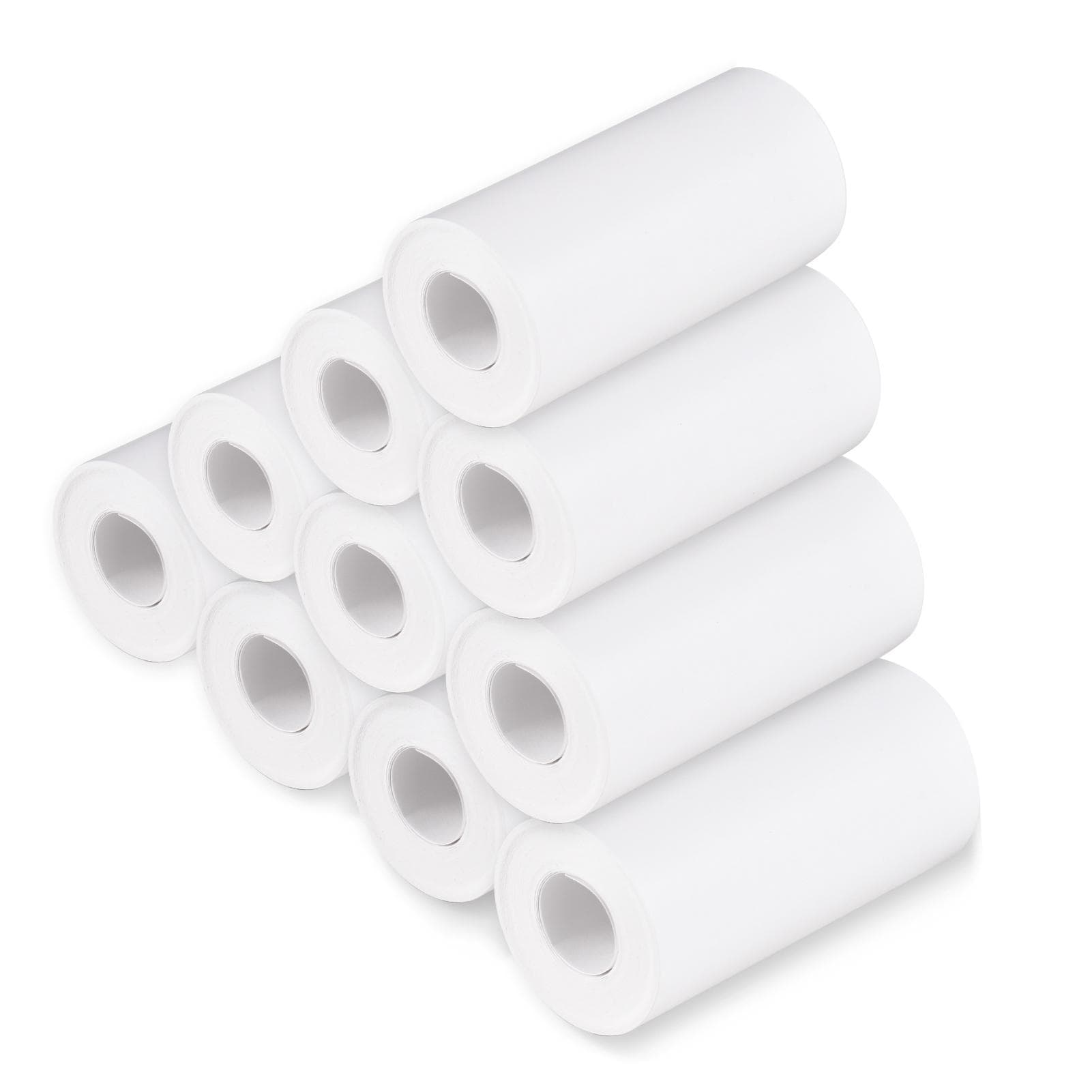 Thermal Paper Roll 57*30mm Printing Paper for Label Printer Kids Instant Camera Refill Print Paper, 10 rolls