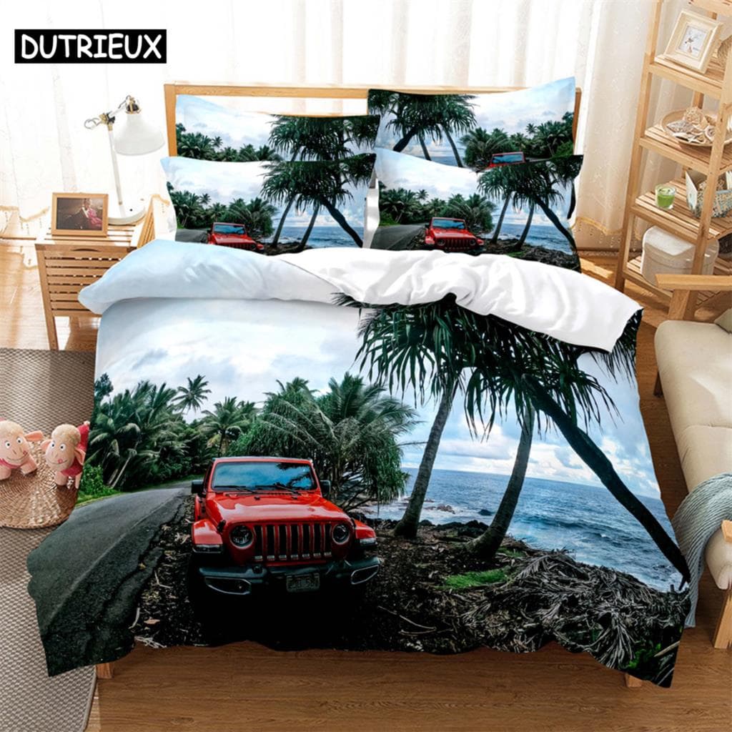 Car Bedding Sets 3D Digital Printing Quilt Cover Mario Pattern Bedspread Single Twin Full Queen King Size Bedding EU single(135x200cm)&set