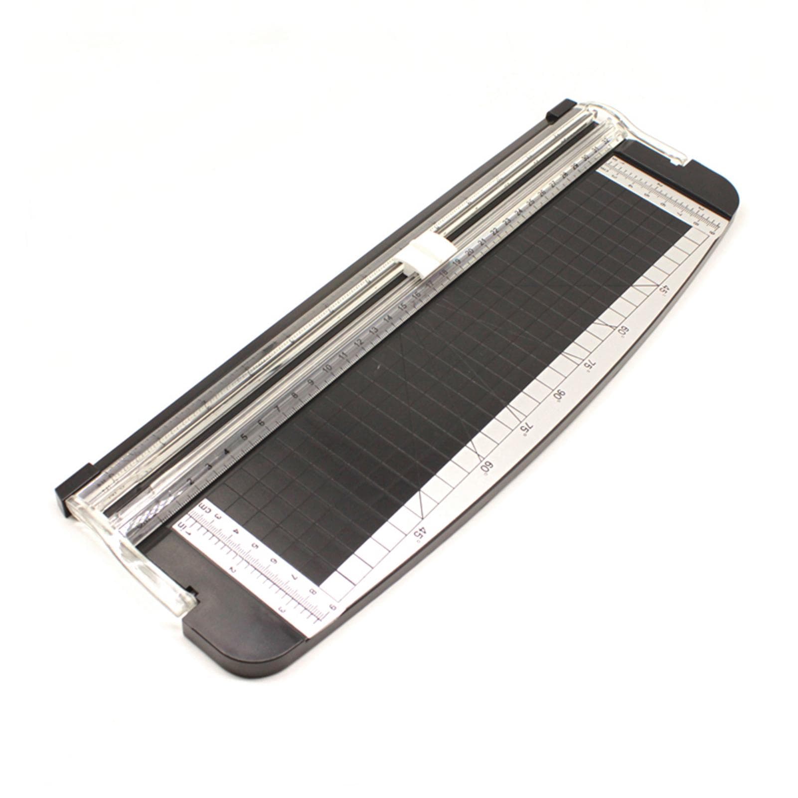 Portable A4 Sliding Paper Cutter 12.6 Inch Cut Length Paper Trimmer Scrapbooking Tool Cutting Mat black