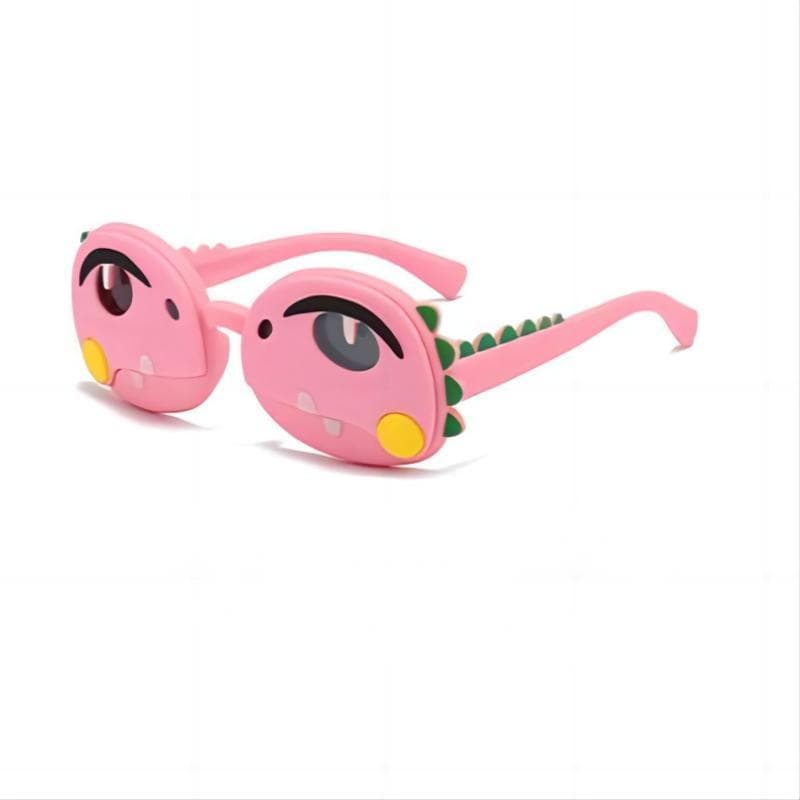 Children dinosaur polarized sunglasses for boys soft silicone baby toy glasses UV protection outdoor play
