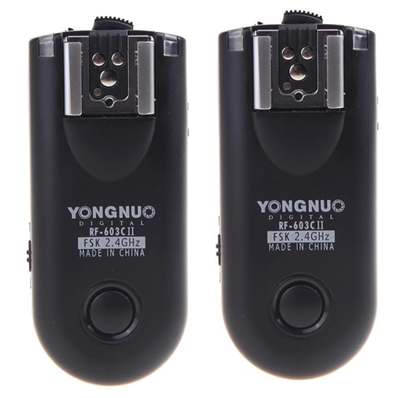 Yongnuo RF-603C II Wireless Remote Flash Trigger C3 for Canon 5D 1D 50D