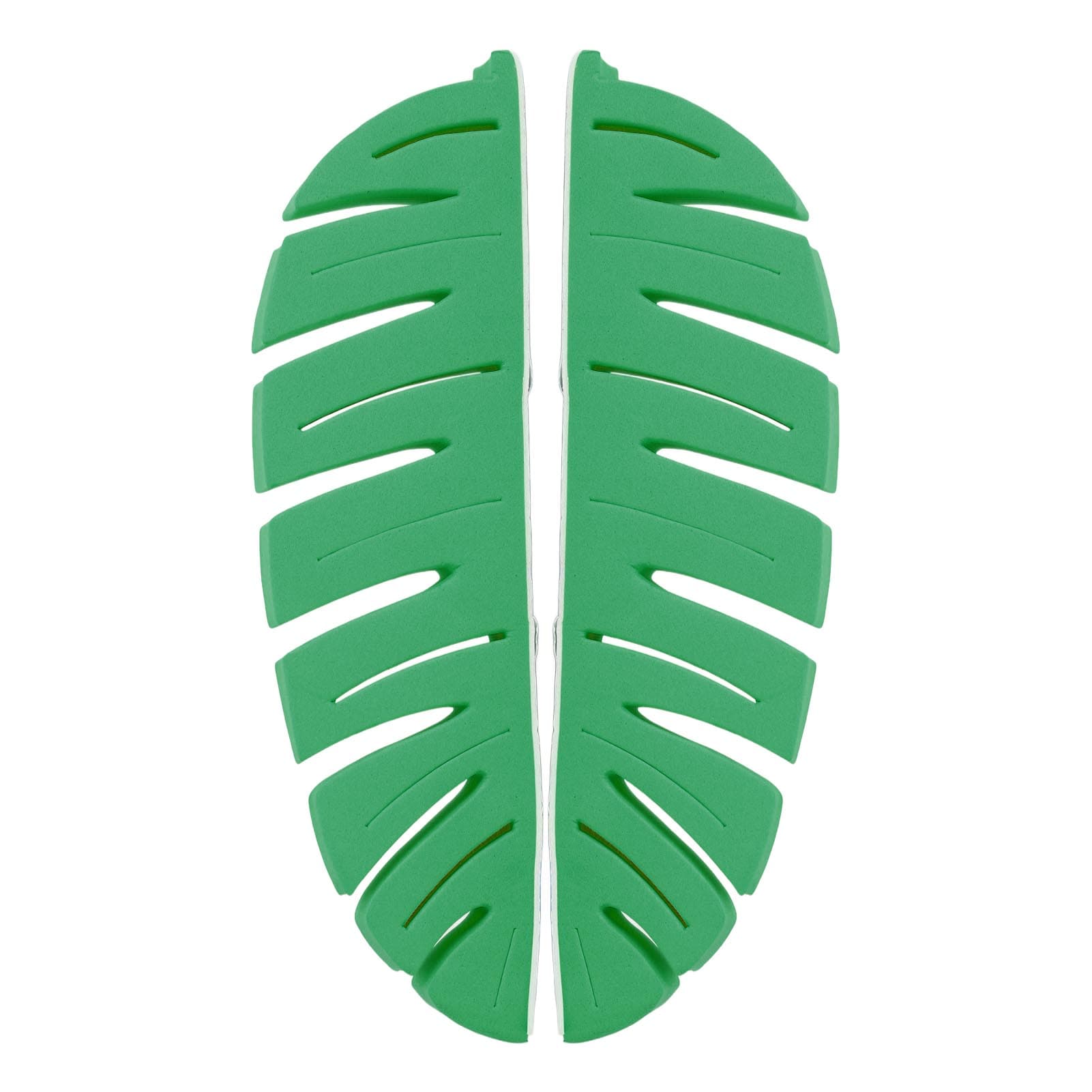 2Pcs Makeup Brushes Drying Rack Leaf Shape Multipurpose Makeup Brush Dryer Holder Stand with Strong green