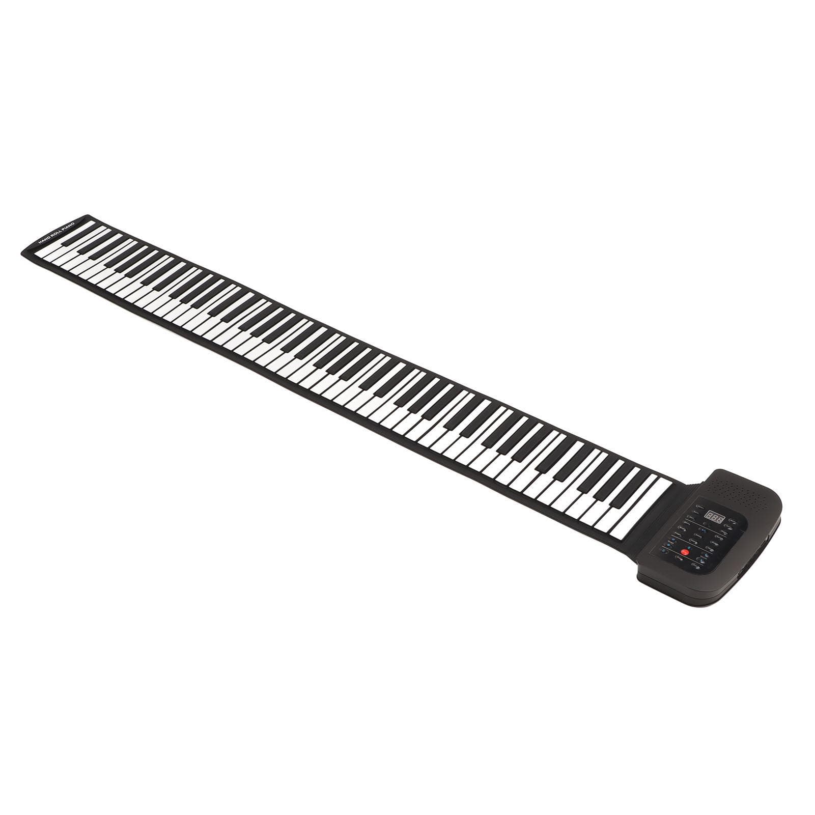 Roll Up Piano 88 Keys Single Horn Bluetooth MIDI Function Flexible Roll Piano with External Tone EU Plug