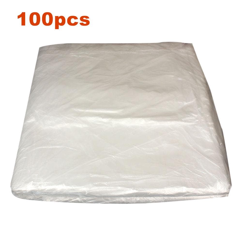 Car Disposable Plastic Seat Covers Universal Transparent Seat Protective Covers Anti-dust 100PCS