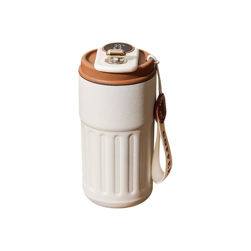 450ml Thermos Bottle Smart Display Temperature 316 Stainless Steel Vacuum Cup Office Coffee Cup Business Portable Thermal Mug 450ml coffee
