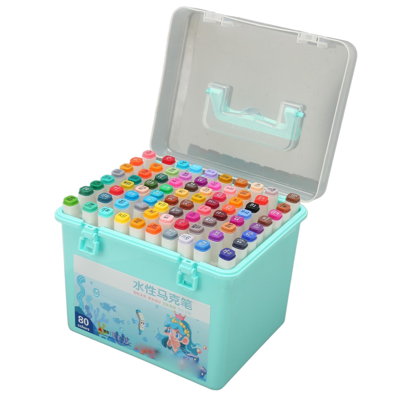 Graffiti Markers Water Based Double Headed Rich Colors Quick Dry Box Packed Paint Markers for DIY