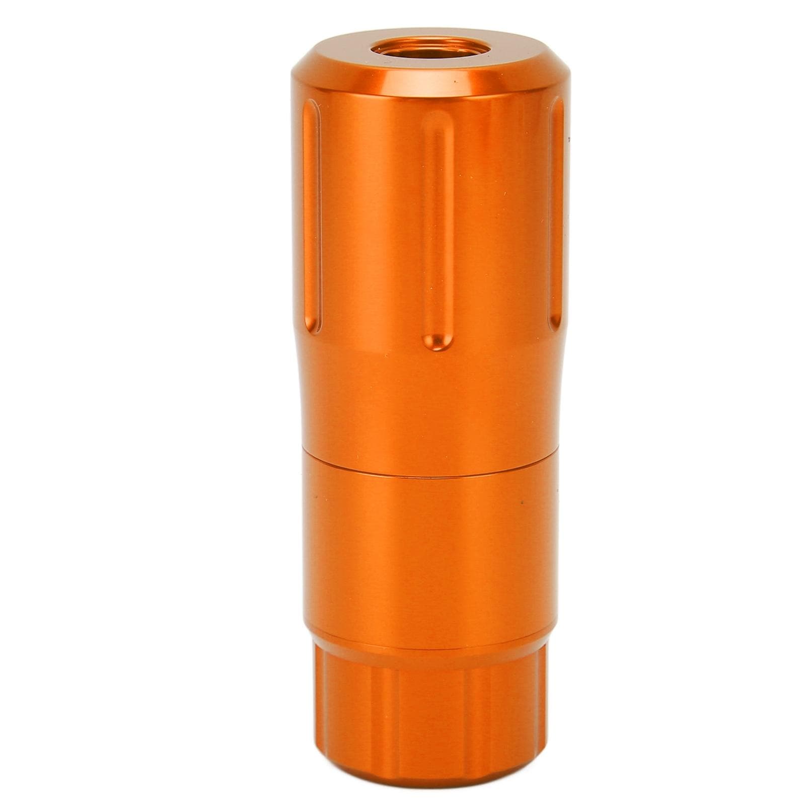 Rotary Tattoo Pen RCA Interface Liner Shader Aluminium Alloy Short Tattoo Machine Pen with Clip orange