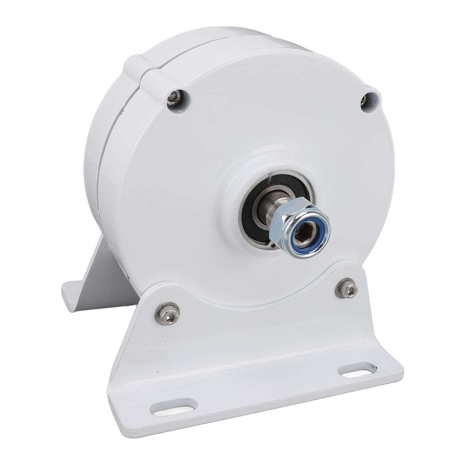 12V Dual Shaft Generator with Base 3 Phase AC Permanent Magnet Synchronous Electric Motor for Wind 200W