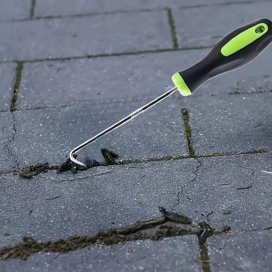 Heavy-Duty Metal Weed Puller Tool, Durable Garden Weed Remover for Pathway and Lawn, No Battery Required, Outdoor Weed Removal Accessory