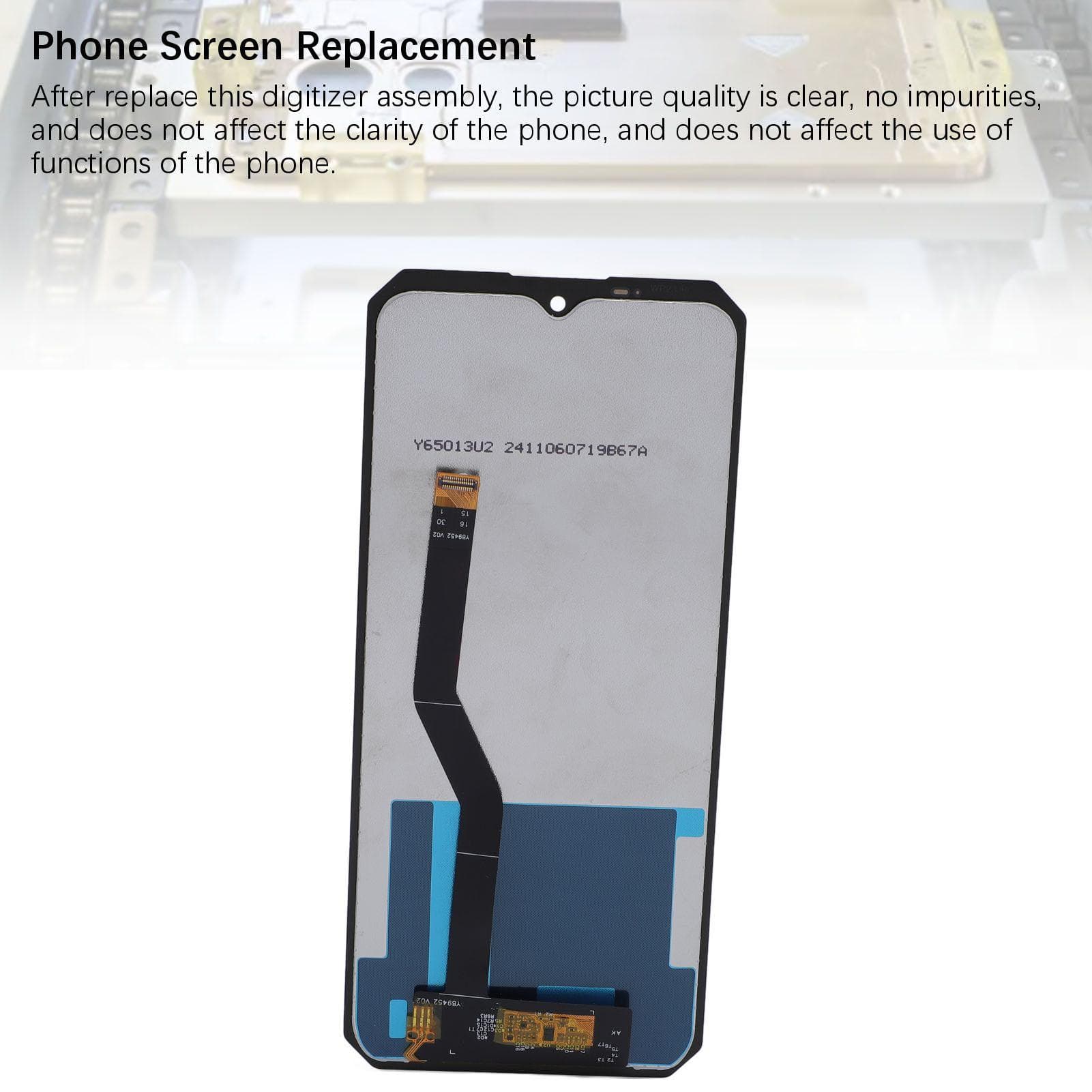 Phone TFT Screen Replacement for WP23 WP28 WP36 WP38 Touch Screen Display Digitizer Assembly with