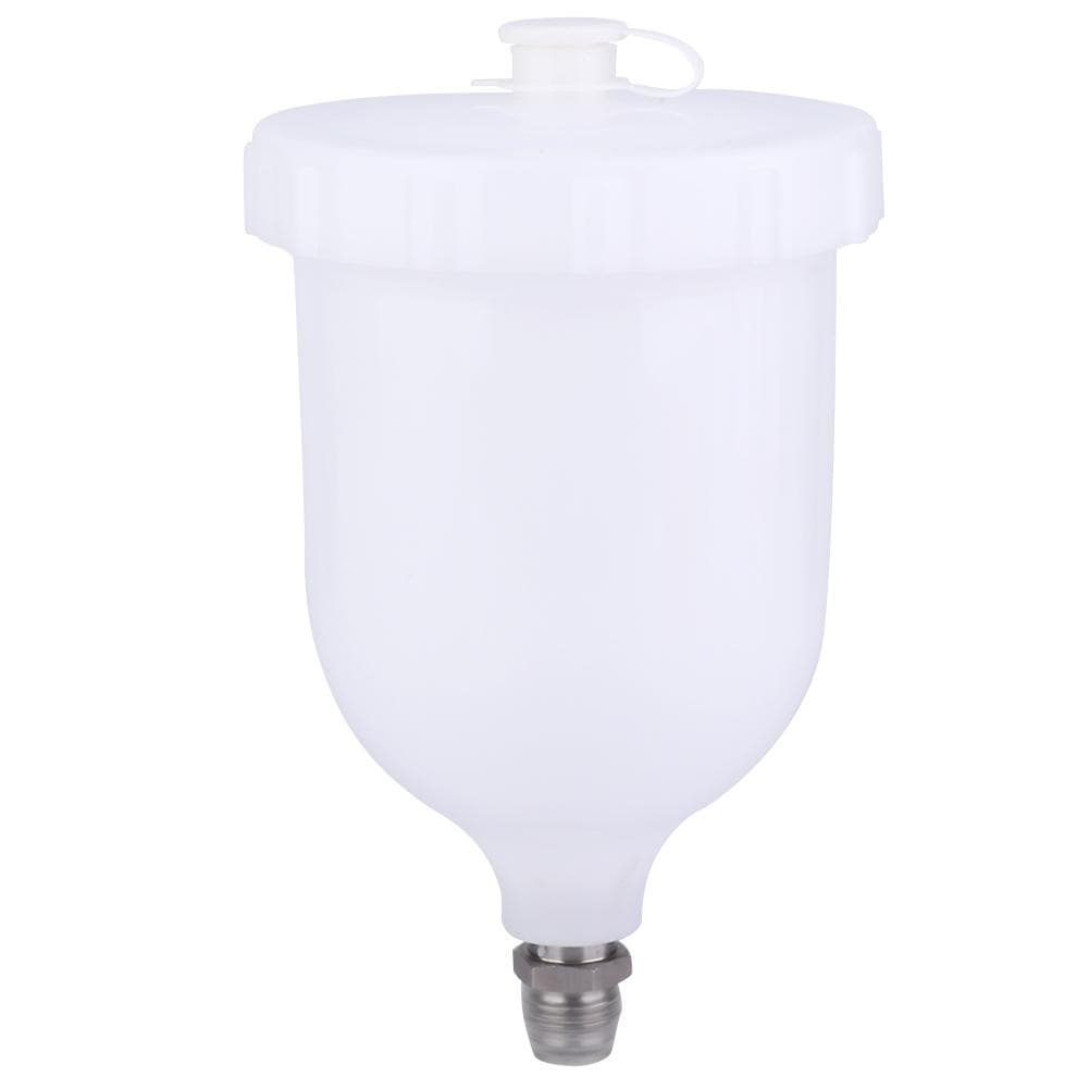 600ml Spray Gun Pot Gravity Feed Plastic Paint Cup for Devilbiss GTI TEKNA Pro Pri FLG