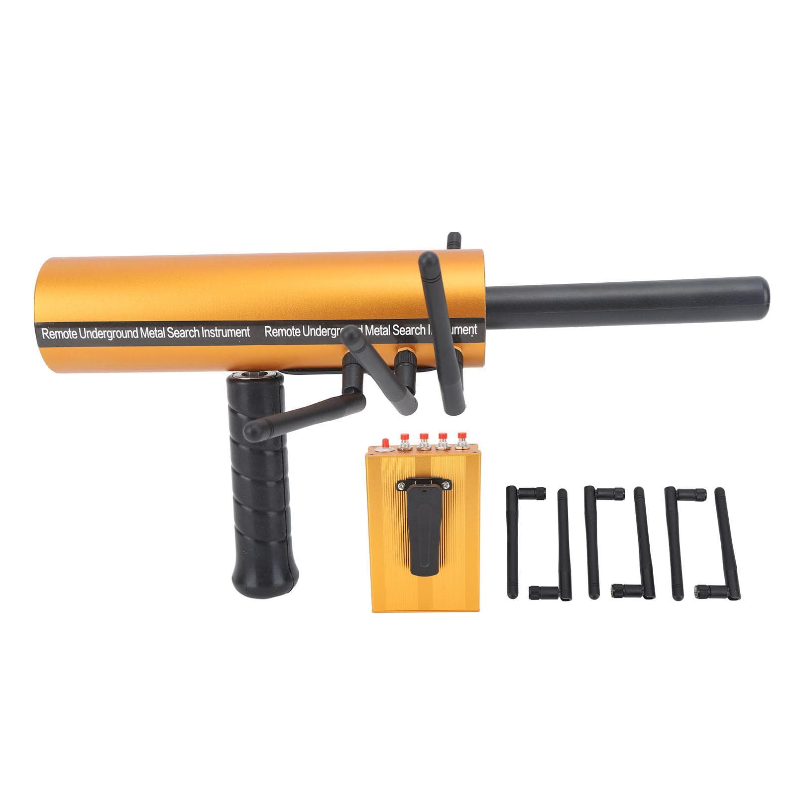 AKS Metal Detector Metal Pinpointer 30m Depth 1200m Range 6 Antenna Accurate Finding Gold Detector