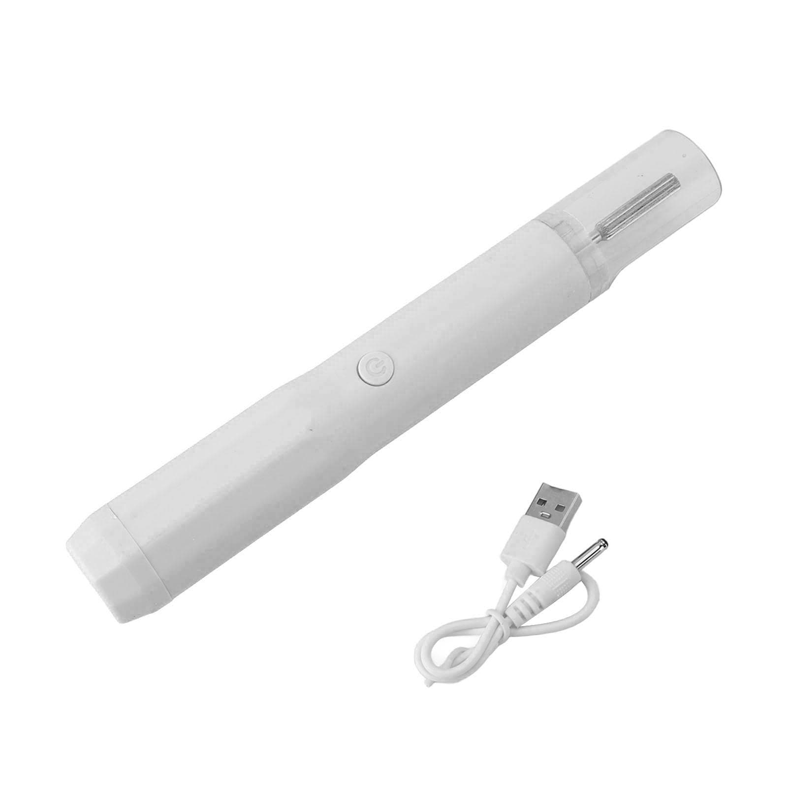 Electric Fish Scaler Automatic Handheld Quick Efficient ABS Stainless Steel Labor Saving Electric White
