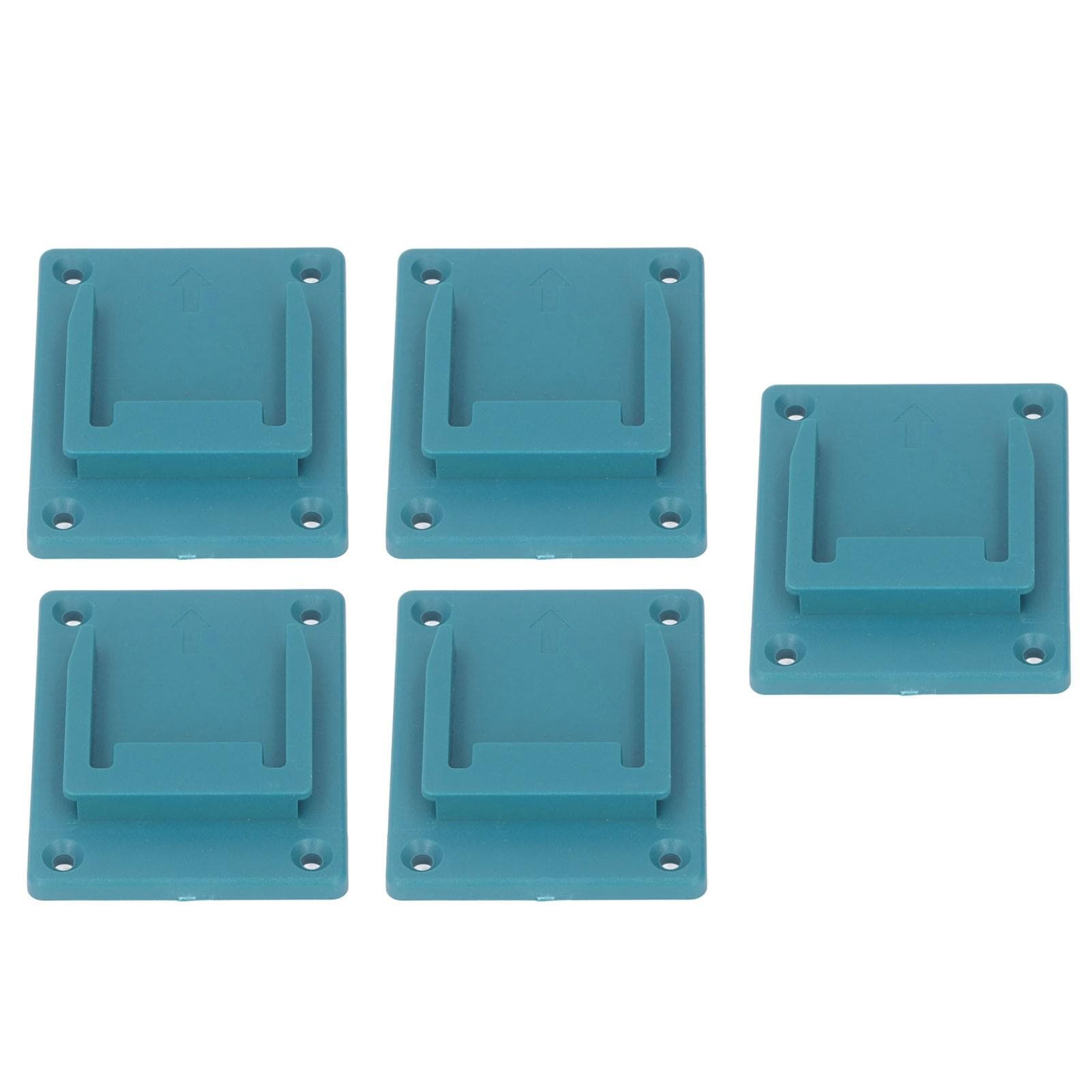 5 Set Tool Holder Dock Mount ABS Strong Stable 18V Lithium Battery Tool Storage Holder for Bosch