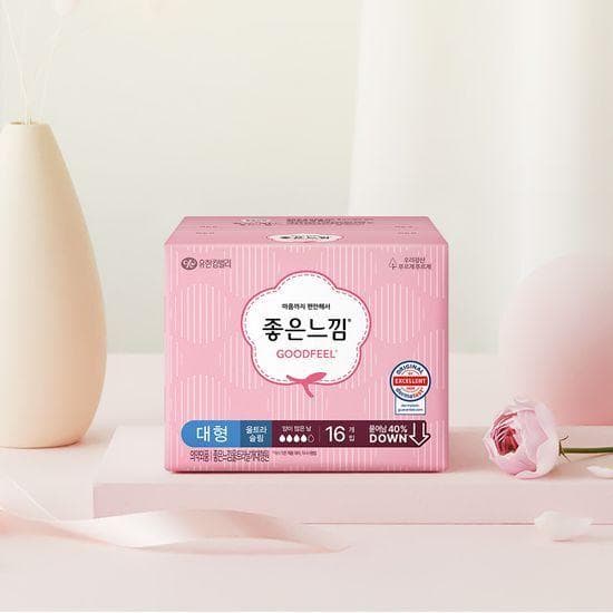 Good Feel Original Ultra Wing Sanitary Napkin 5 types, choose 1 (small / medium / large / super long) Large 16P