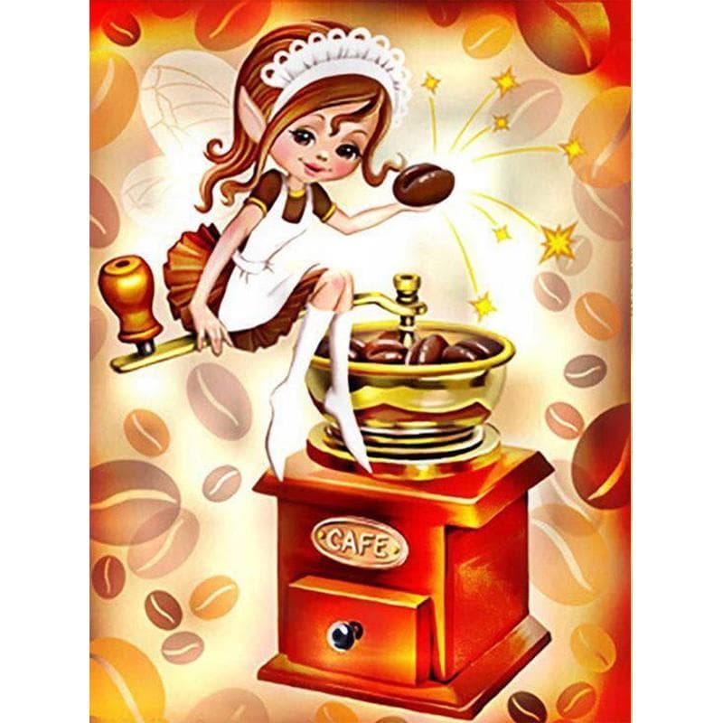 5D DIY Diamond Painting Cartoon Elf Handcraft Art Kit Home Decoration Full Drill Embroidery Picture 20X30CM